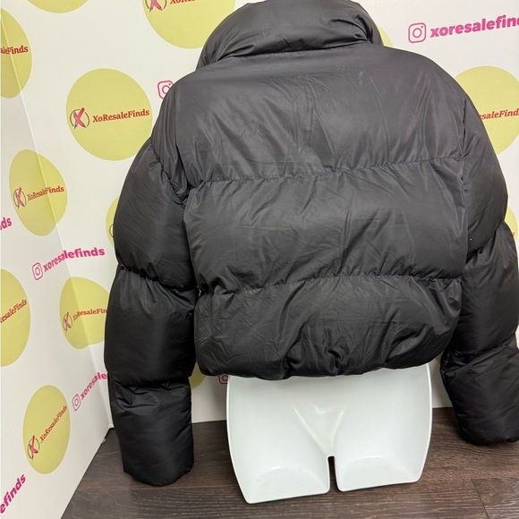 Black Puffer Jacket - Picture 2 of 3